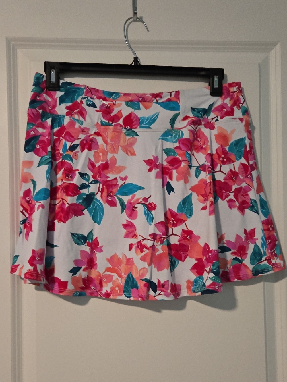 Tommy Bahama White Skort with Pink & Teal Floral Print